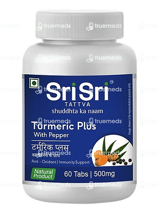 Sri Sri Tattva Turmeric Plus 500 MG Tablet 60