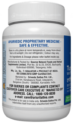 Sri Sri Tattva Turmeric Plus With Pepper 500Mg Tablet 60