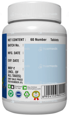 Sri Sri Tattva Turmeric Plus With Pepper 500Mg Tablet 60