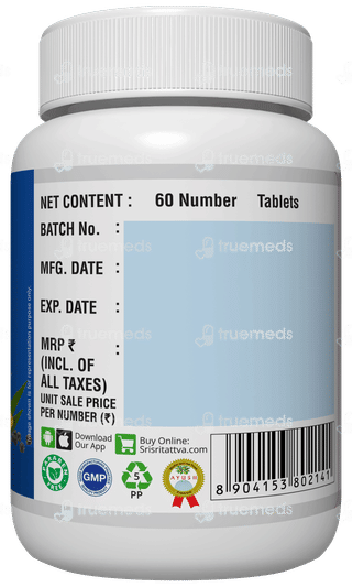 Sri Sri Tattva Turmeric Plus With Pepper 500Mg Tablet 60