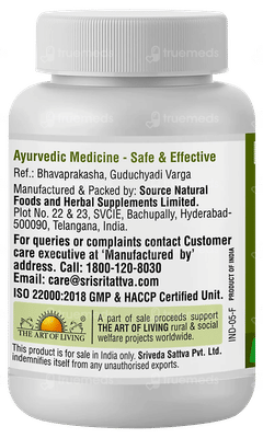 Sri Sri Tattva Amruth 500mg Tablet 60 Sri Sri Tattva Amruth 500mg Tablet 60