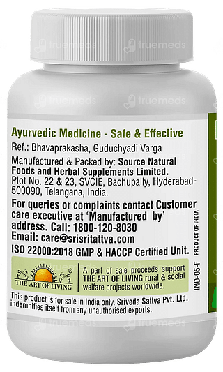 Sri Sri Tattva Amruth 500 MG Tablet 60