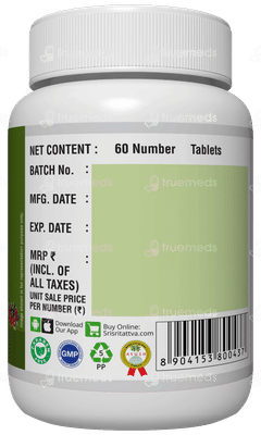 Sri Sri Tattva Amruth 500Mg Tablet 60 Sri Sri Tattva Amruth 500Mg Tablet 60