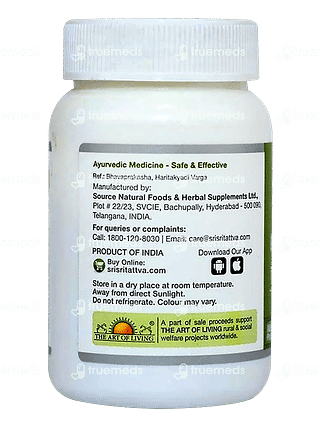 Sri Sri Tattva Haritaki 500 MG Tablet 60