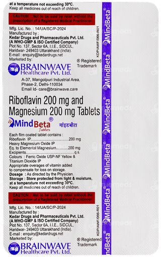 Mindbeta Tablet 10
