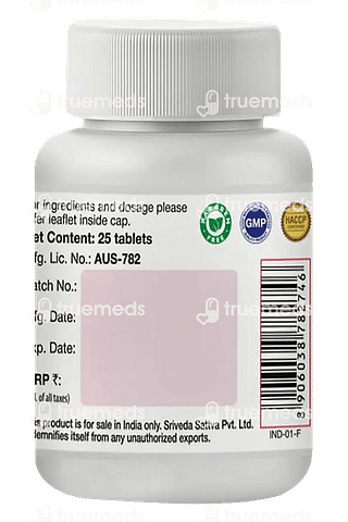 Sri Sri Tattva Kamadudha Rasa 250 MG Tablet 25