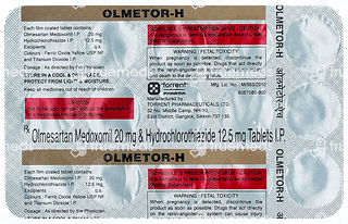 Olmetor H 20/12.5 MG Tablet 15