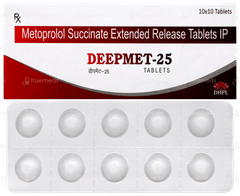 Deepmet 25 Tablet 10 Deepmet 25 Tablet 10