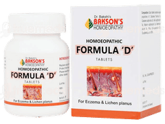 Baksons Homoeopathic Formula D Tablet 75