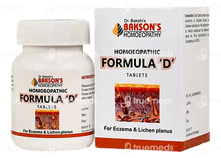 Baksons Homoeopathic Formula D Tablet 75