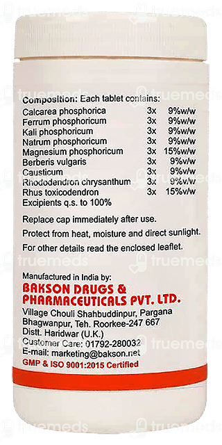 Baksons Rheum Aid Tablet 200