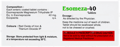 Esomeza 40 Tablet 10 Esomeza 40 Tablet 10