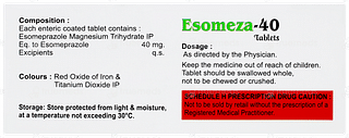 Esomeza 40 Tablet 10