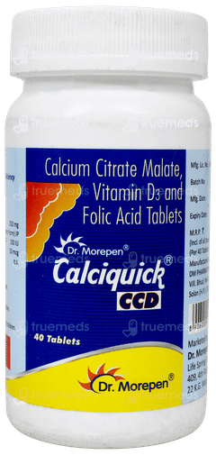Calciquick Ccd Tablet 40 Calciquick Ccd Tablet 40