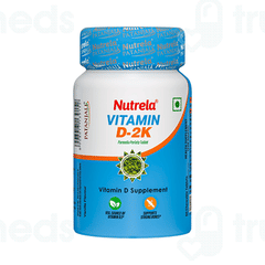 Patanjali Nutrela Vitamin D 2k Vanilla Flavour Chewable Tablet 60
