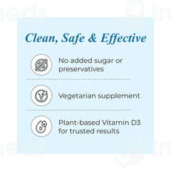 Patanjali Nutrela Vitamin D 2k Vanilla Flavour Chewable Tablet 60