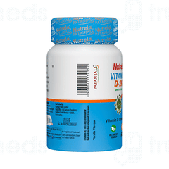 Patanjali Nutrela Vitamin D 2k Vanilla Flavour Chewable Tablet 60