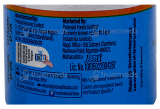 Patanjali Nutrela Vitamin D 2K Vanilla Flavour Chewable Tablet 60