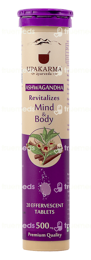 Upakarma Ayurveda Ashwagandha Effervescent Tablet 20