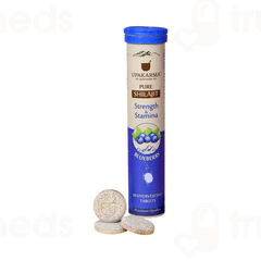UPAKARMA AYURVEDA PURE SHILAJIT BLUEBERRY EFFERVESCENT TABLET 20
