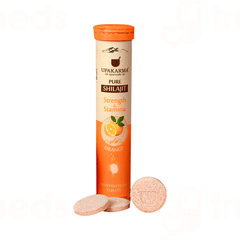 Upakarma Ayurveda Pure Shilajit Orange Effervescent Tablet 20