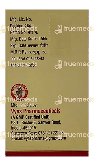 Vyas Safed Musli Tablet 60