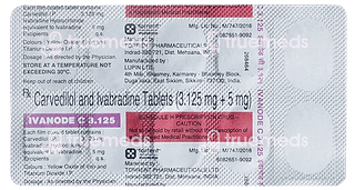 Ivanode C 3.125/5 MG Tablet 10