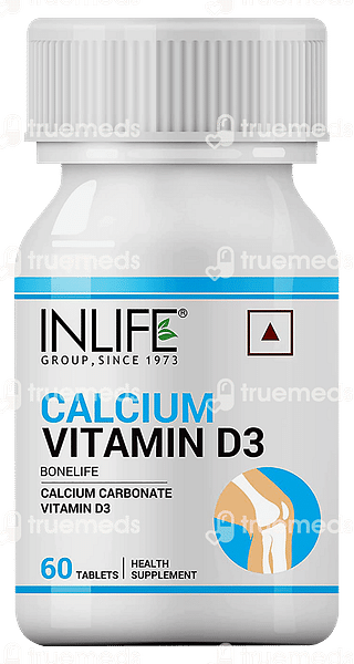 Inlife Calcium Vitamin D3 Tablet 60