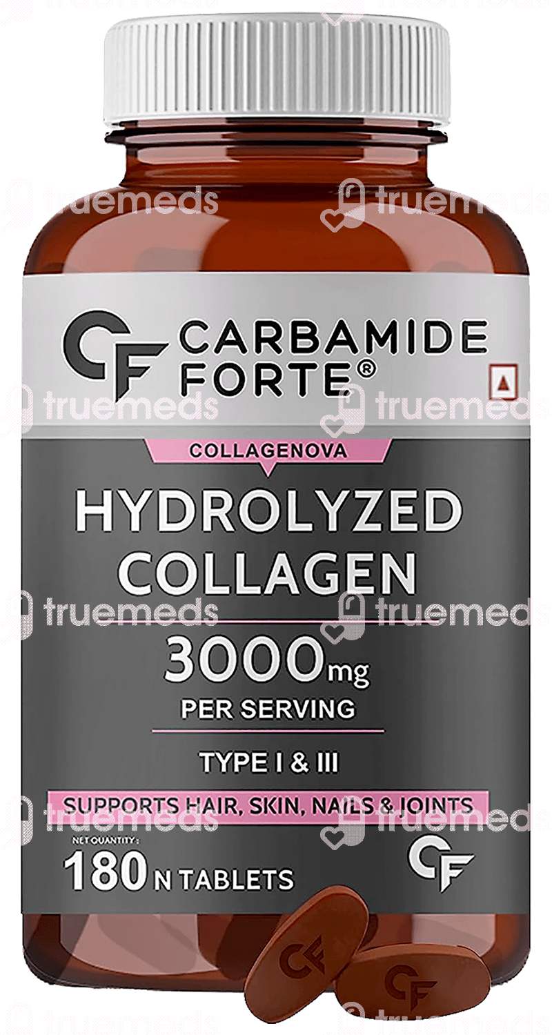 Carbamide Forte Hydrolyzed Collagen Tablet 180 Uses, Side Effects