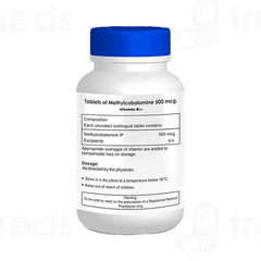 Healthvit Vitamin B12 500 Mcg Tablet 60
