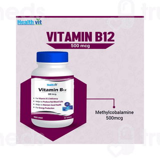 Healthvit Vitamin B12 500 Mcg Tablet 60