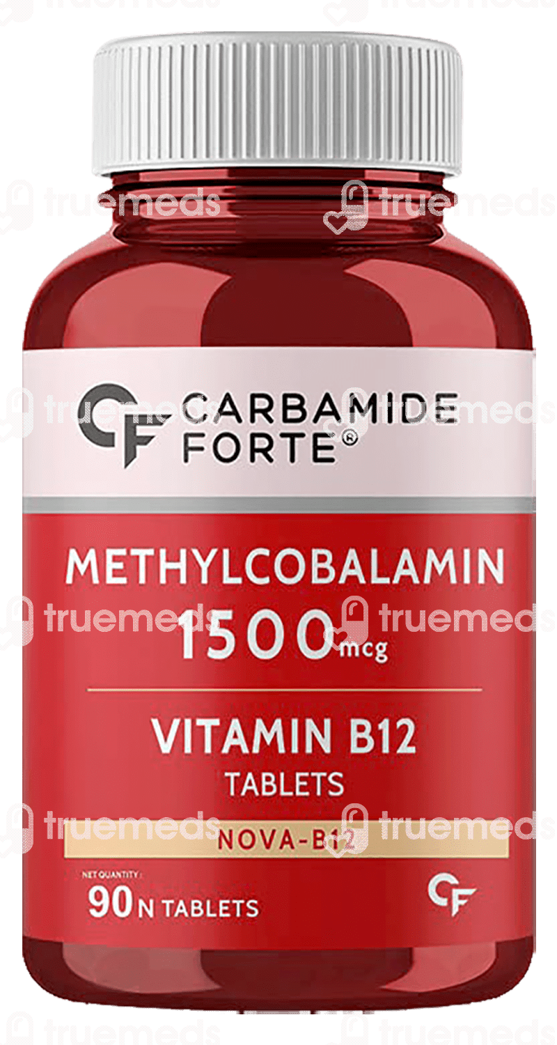 Carbamide Forte Methylcobalamin 1500 Mcg Vitamin B12 Tablet 90 Uses