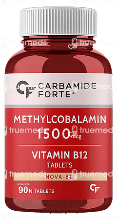 Carbamide Forte Methylcobalamin 1500 MCG Vitamin B12 Tablet 90