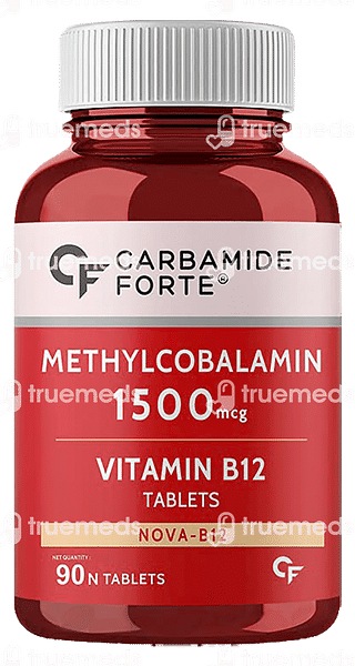 Carbamide Forte Methylcobalamin 1500 MCG Vitamin B12 Tablet 90