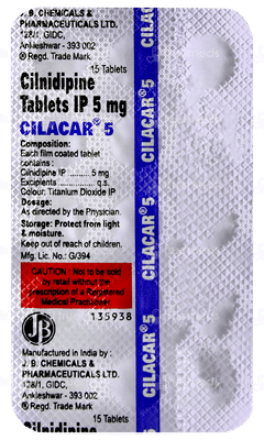 Cilacar 5 Tablet 15