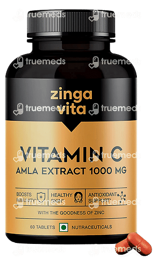 Zingavita Vitamin C Amla Extract 1000 MG Tablet 60