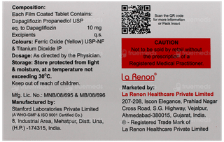 Dapaconic 10 Tablet 15