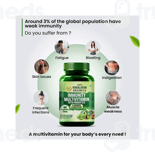 Himalayan Organics Multivitamin With Probiotics Vegetarian Tablet 180