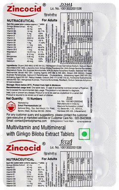 Zincocid Tablet 15