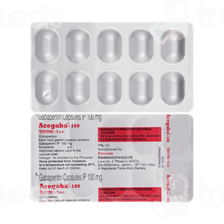 Acegaba 100 Capsule 10