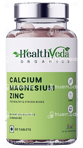 Health Veda Organics Calcium Magnesium Zinc Tablet 60