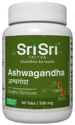 Sri Sri Tattva Ashwagandha 500Mg Tablet 60 Sri Sri Tattva Ashwagandha 500Mg Tablet 60