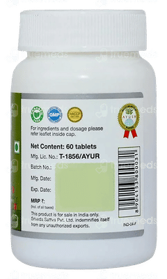 Sri Sri Tattva Ashwagandha 500mg Tablet 60