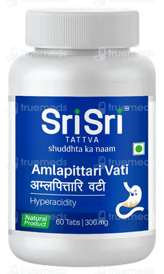 Sri Sri Tattva Amlapittari Vati 300mg Tablet 60 Sri Sri Tattva Amlapittari Vati 300mg Tablet 60