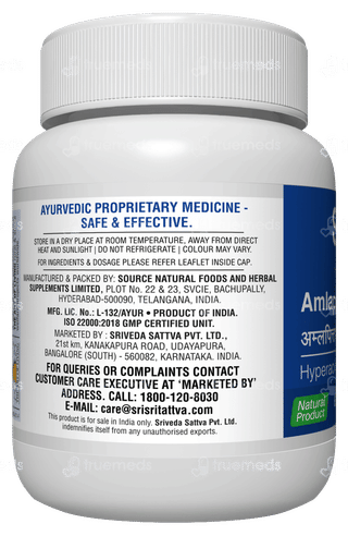 Sri Sri Tattva Amlapittari Vati 300Mg Tablet 60