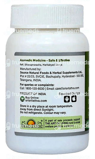 Sri Sri Tattva Arjuna 500 MG Tablet 60