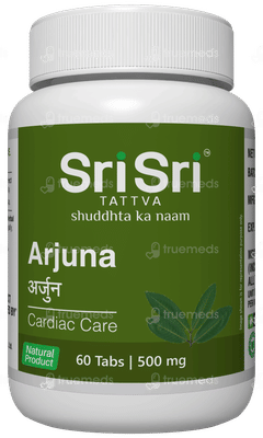 Sri Sri Tattva Arjuna 500Mg Tablet 60 Sri Sri Tattva Arjuna 500Mg Tablet 60