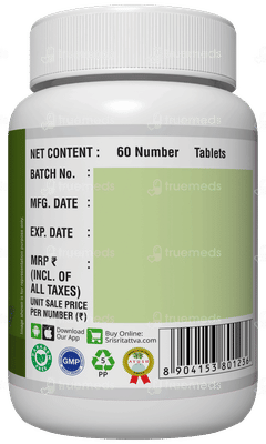 Sri Sri Tattva Arjuna 500Mg Tablet 60