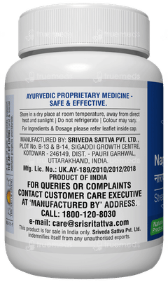 Sri Sri Tattva Narayana Kalpa 500Mg Tablet 60 Sri Sri Tattva Narayana Kalpa 500Mg Tablet 60