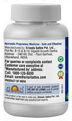 Sri Sri Tattva Liv On 500mg Tablet 60